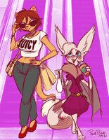 Modern Girls by Pixel_Prism Colored by MrAMP