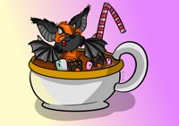 Chocolate bath time!