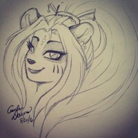 Sketchy Headshot (Kamea)