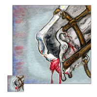Painted Icon: Gallows Bleeds