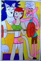 Zuly the puma, Samuel Thorndyke and Pink panther.