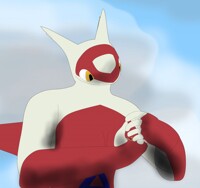 Something on speedo (macro anthro Lugia) by TheDolphin195 -- Fur Affinity  [dot] net