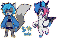 Lined chibs! $14 EACH (open!)