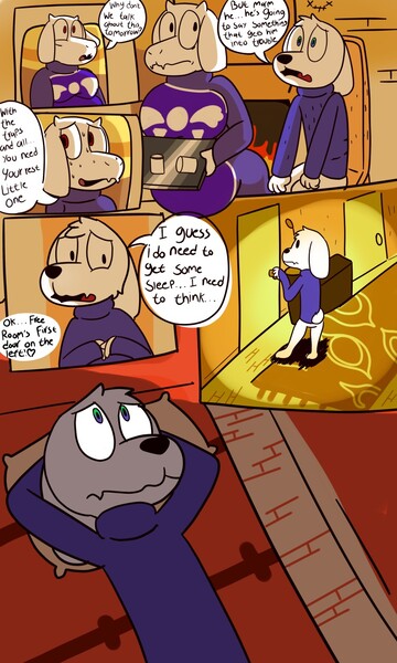 Horror Sans and Bitty Toriel by LA_Peach -- Fur Affinity [dot] net