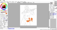 Enzeru Javesani Operator (Rainbow six fanart) WIP