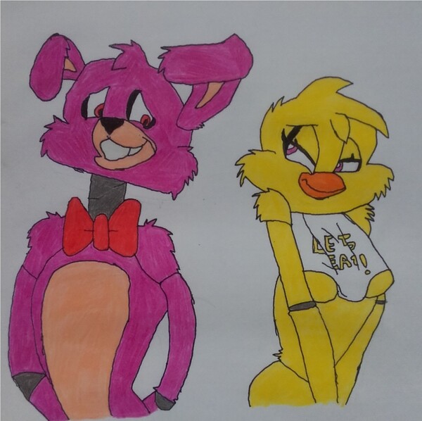 FNAF Chica Fan-art! by CandyCotton098 -- Fur Affinity [dot] net