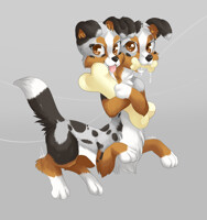 Ych chibi: blackwolf12tails