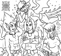 Dragon Youkais (reborn OCs WIP)