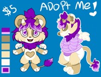 ADOPT : Baby lion 5$