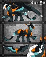 Surge Ref sheet (character design commission)