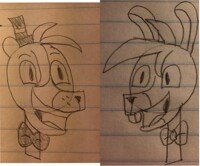 Freddy and Bonnie in Paper Together