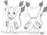 [Commission] Gatomon