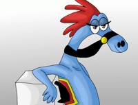 Sylvia  looking rather cool