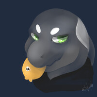 Painted headshot commission : incinerhetorical