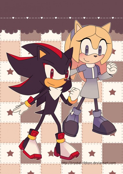 Sonic and shadow (fan art) by MaryChic -- Fur Affinity [dot] net