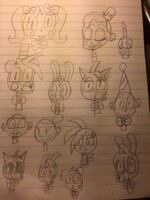 FNAF Sister Location in Paper