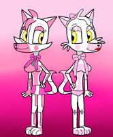 Funtime Foxy and Mangle