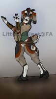 Colored Sketch::Maisie Faire Garb
