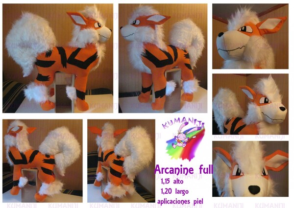 giant growlithe plush