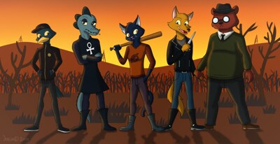 Night In The Woods - Band Practice! by MouseyJoey -- Fur Affinity [dot] net
