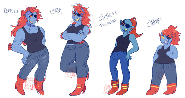 Undertale(drawing characters)-Undyne by ShininStars on DeviantArt