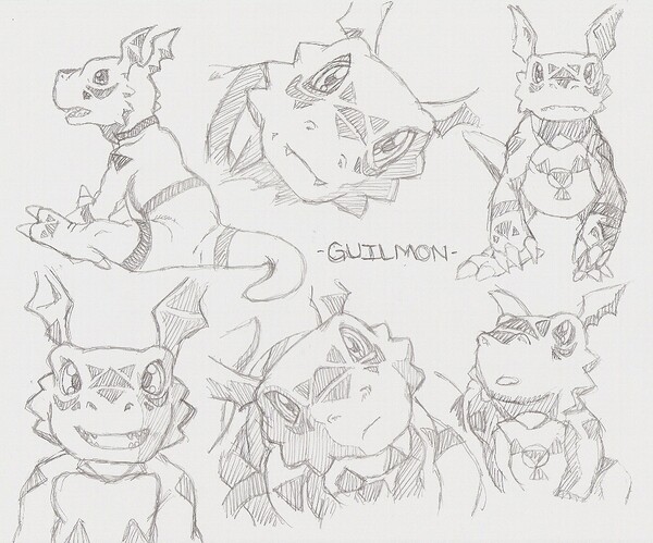 guilmon evolution line