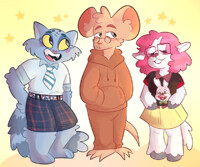 Group of Furries Commission (commissions open!)