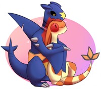 [Commission] Ground-Dragon Hugs