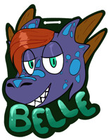 Belle Badge [April]