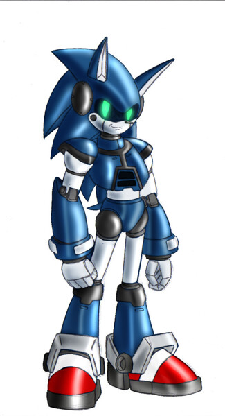 Mecha sonic redesign by zyote -- Fur Affinity [dot] net