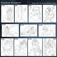 Drawing Commissions - May 2017 Batch CLOSED