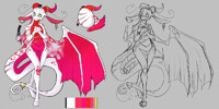 -COLLAB- Scarred Femdragon