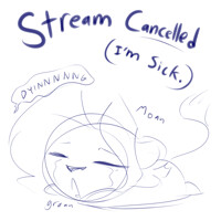 Stream cancelled for today