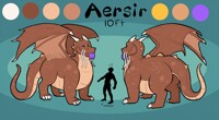 Aersir The Dragon Ref sheet!