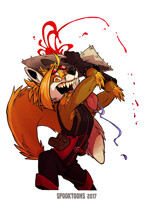 [C] A wild fox appears!