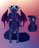 Winged Cat Adopt - Meteor Shower [CLOSED]