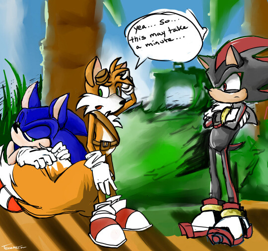 COMM - Super Boom Sonic, Knuckles and Tails by RaymanxBelle -- Fur