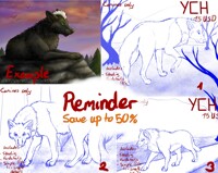 3 canine YCHs (reminder)
