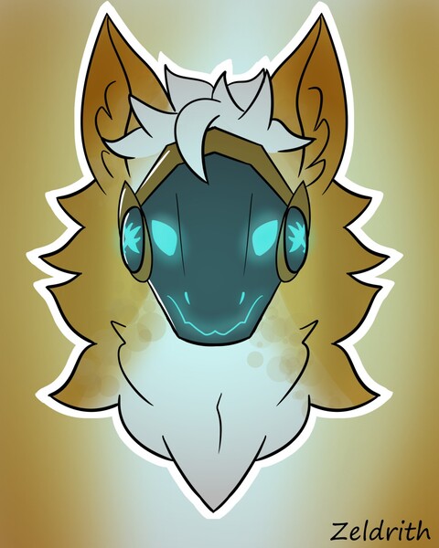 Protogen Head by DarhkArtz -- Fur Affinity [dot] net