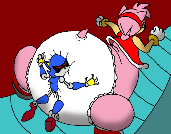 Bottom Heavy Amy Rose sees Sonic by Legoben2 -- Fur Affinity [dot] net