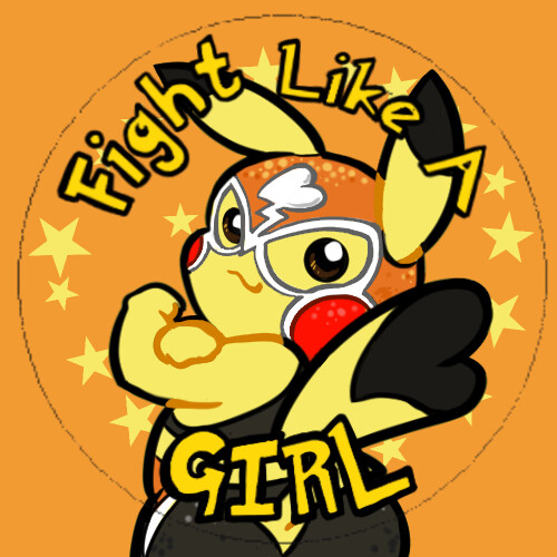 Pikachu Libre, use Iron Tail! by Ecto-500 -- Fur Affinity [dot] net