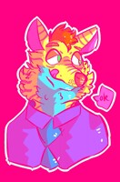 pastel tiger