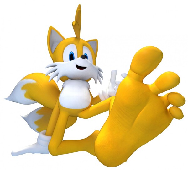 3D Tails Foot Show-off by FeetyMcFoot.