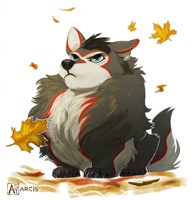 Autumn puffins - by astarcis