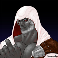 Svarthrafn in Ezio Cosplay.