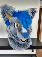 Toony wolf fursuit partial