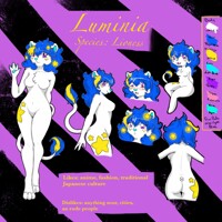 Luminia's ref sheet digital