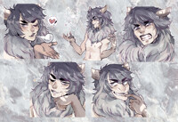 bluemidnightwolf - STICKER SET 3