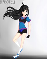 Xeno Molineous Breezing Pose by A-Kumakun