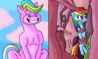Rainbow dash the booger